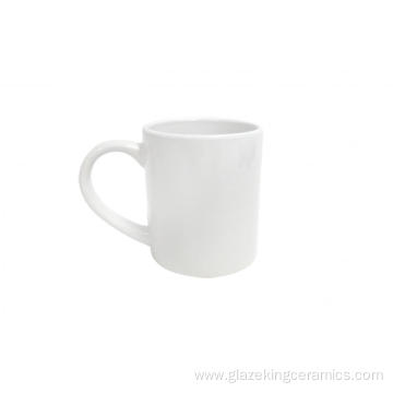 White Ceramic Plain Mug GlazeKing